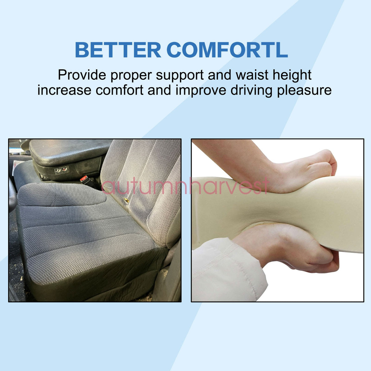 For 2002-2005 Dodge Ram 1500 2500 SLT ST Driver Bottom Seat Cover & Foam Cushion