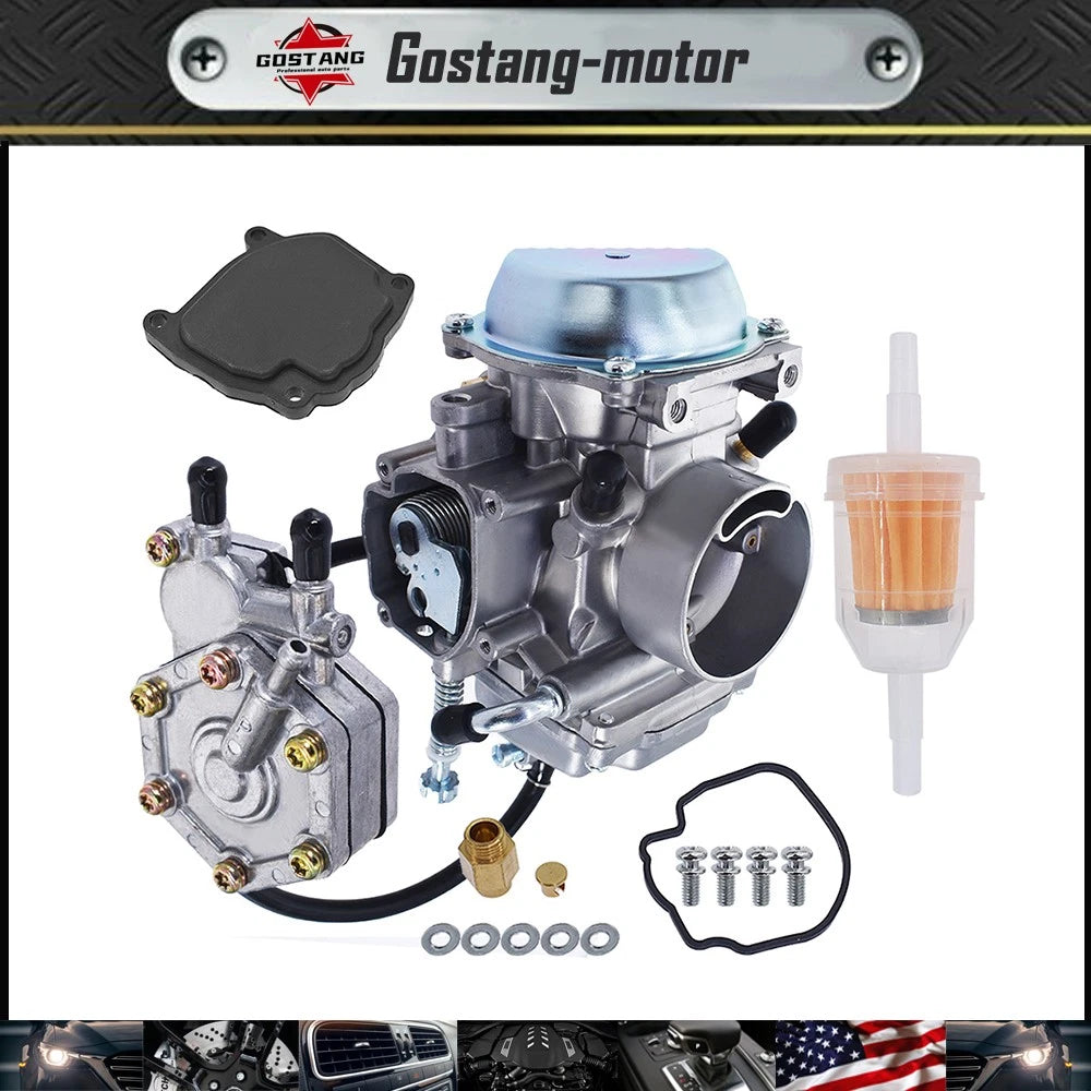 NEW 1998-2002 For POLARIS BIG BOSS 500 6X6 CARBURETOR & FUEL PUMP 4WD ATV