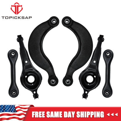 Rear Suspension Control Arm Arms Upper Lower Set Kit For Ford Focus 2000-2011