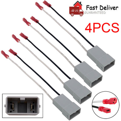 4¡Á Speaker Connector Adapter Select for 1986-2013 Acura Honda Isuzu