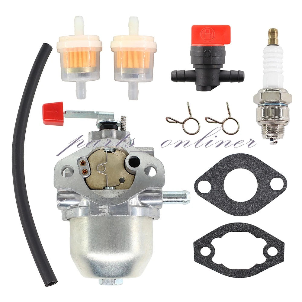 Carburetor w/ Spark Plug Replacement For Craftsman 4200Watt Generator 580.327140