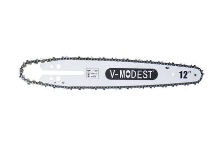 New For Echo Poulan 12 Inch V-MODEST Bar 1/4inch-043-64DL Universal Mount Chainsaw
