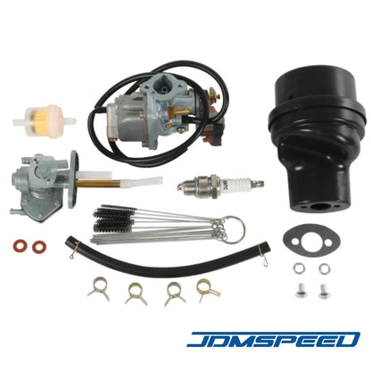 For Suzuki ALT50 1983-1984 JR50 1978-2006 Carburetor Air Fuel Filter Set Replace