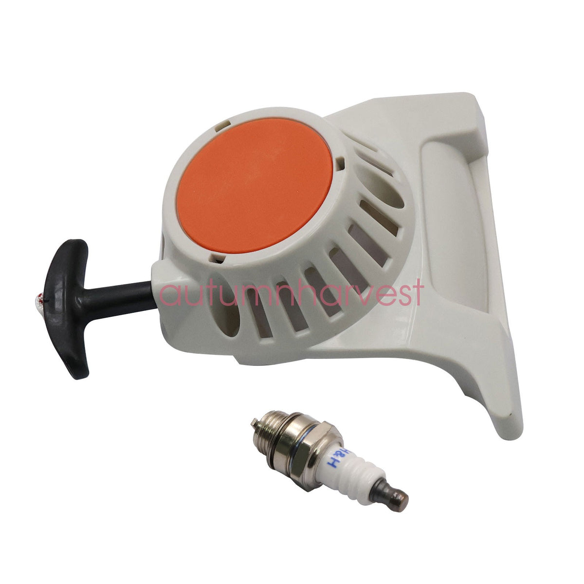 Recoil Starter & Spark Plug Replacement Fits STIHL FS91 FS111 FS131 KM91R KM111R