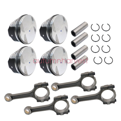 Pistons & Rings Connecting Rod Kit Fit For Buick Chevrolet GMC Saturn 2.4L