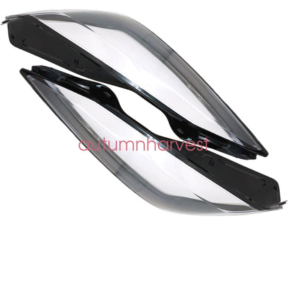 Right+Left Headlight Lens Headlamp Cover For 2023-2025 Chevrolet Corvette Z06