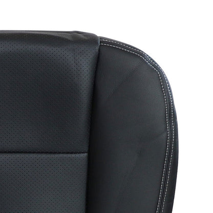 For 2009-2014 Ford F150 Lariat Passenger Bottom PERFORATED Seat Cover Black