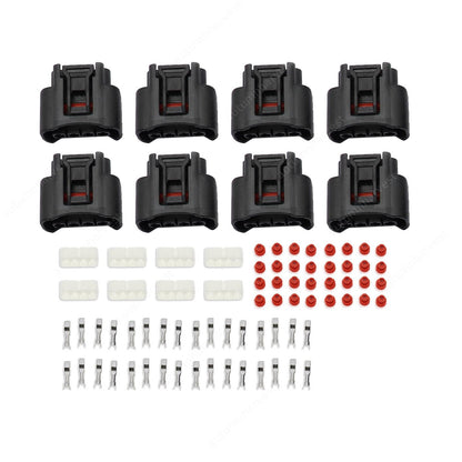 8 PACK Ignition Coil Plug Connector Kit For Toyota Lexus Camry Yaris