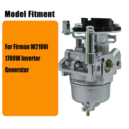 Replacement Carburetor With Kit For Firman W2100i 1700W Inverter Generator