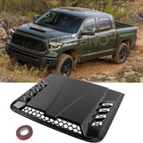 For 2000-2025 Toyota Tundra Black Car Intake Hood Scoop Bonnet Vent Cover Decor