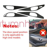 For Infiniti Q50 2014-2019 Carbon Fiber Full Interior Kit Set Cover Trim