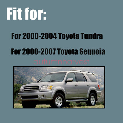 For 2000-2004 Toyota Tundra Sequoia Driver & Passenger Leather Seat Cover Tan