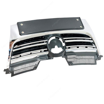 For 05-10 Volkswagen Jetta MK5 Sedan Front Upper Grille Grill Black&Chrome Trim