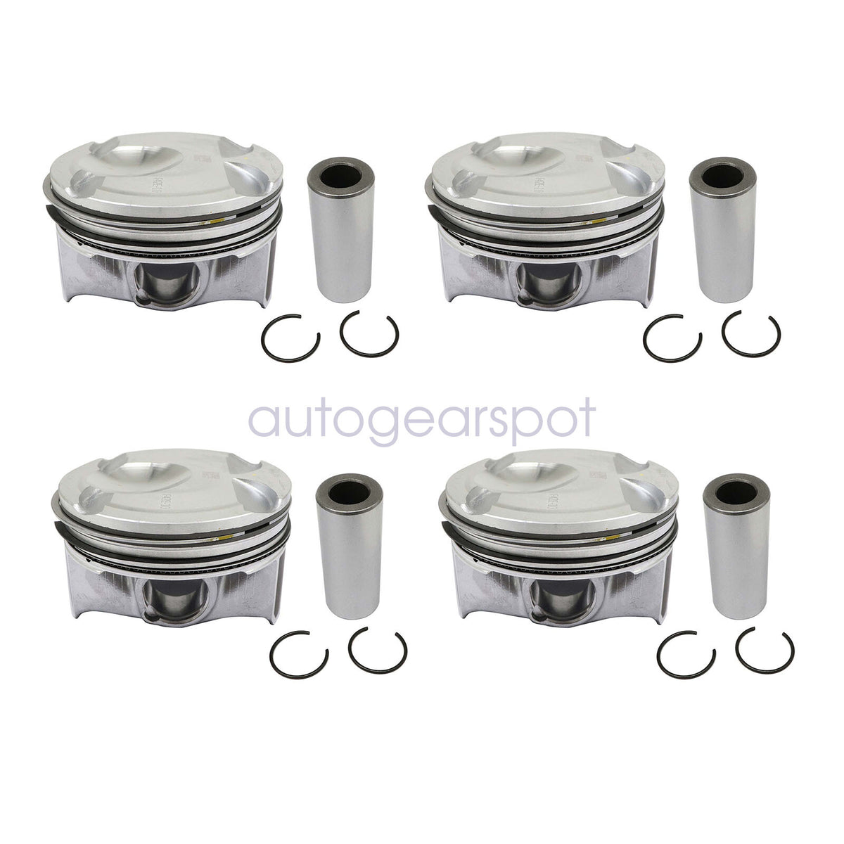 Fit For 2015-2018 Ford Edge Escape Fusion Lincoln MKC MKZ 2.0T Piston & Ring 4X