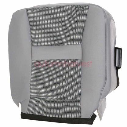 For 2007-2008 Dodge Ram 1500 Gray Front Driver Bottom Side Seat Cover Soft Cloth