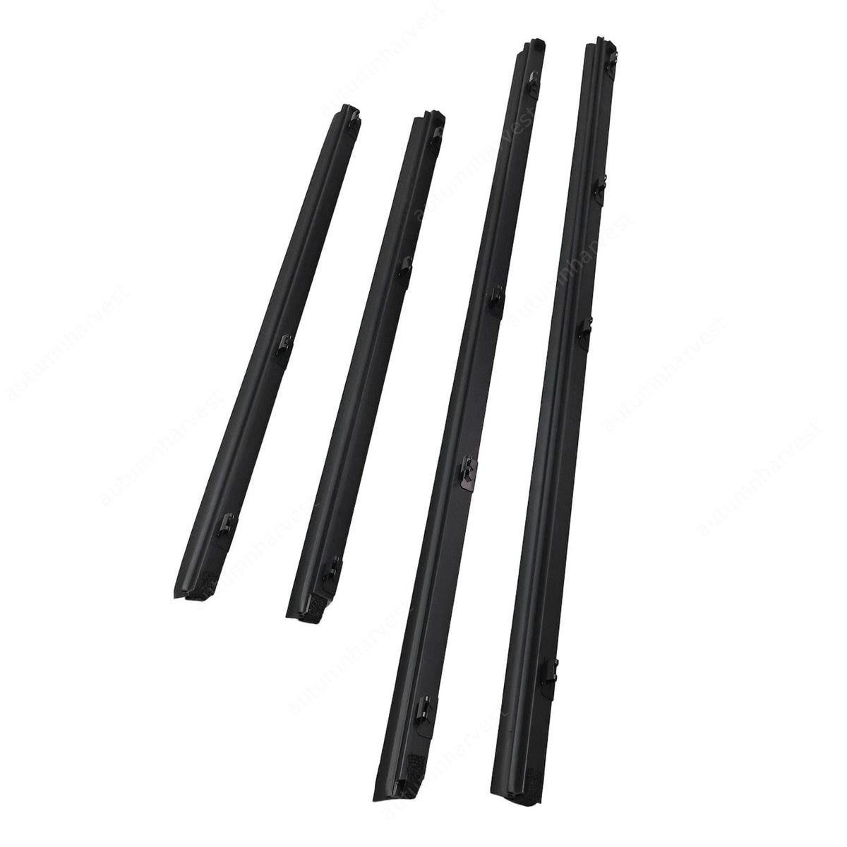 New For Toyota 4Runner Lexus GX460 Front Rear Inner Door Glass Weatherstrip Set