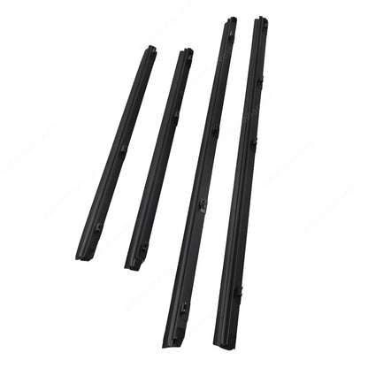 New For Toyota 4Runner Lexus GX460 Front Rear Inner Door Glass Weatherstrip Set