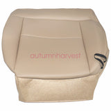 Fits For 2007 2008 Ford F150 Leather Seat Cover Driver Bottom & Lean Back Tan US
