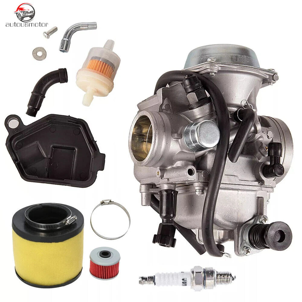 FOR Honda Fourtrax 300 Trx300fw 4x4 Carburetor & Air Filter Oil Filter 1988-2000