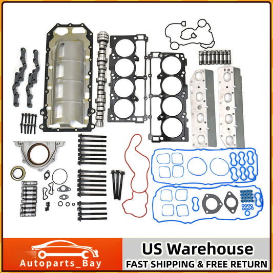 Camshaft Lifters Head Gaskets Kit Fits For 09-19 Dodge Ram 1500 5.7L MDS HEMI
