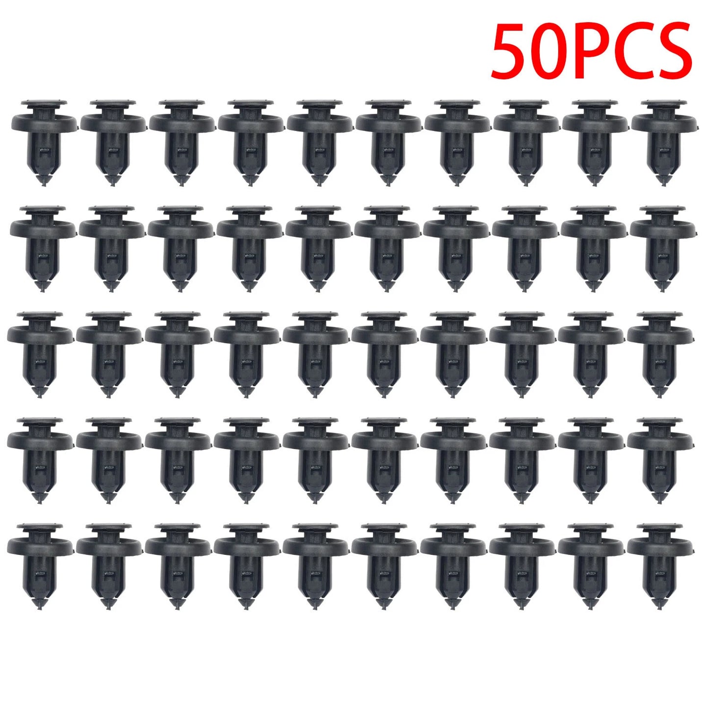 50 Pcs Nylon Bumper Fender Clips fits Honda Replaces 91505-S9A-003 USA