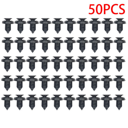 50 Pcs Nylon Bumper Fender Clips fits Honda Replaces 91505-S9A-003 USA