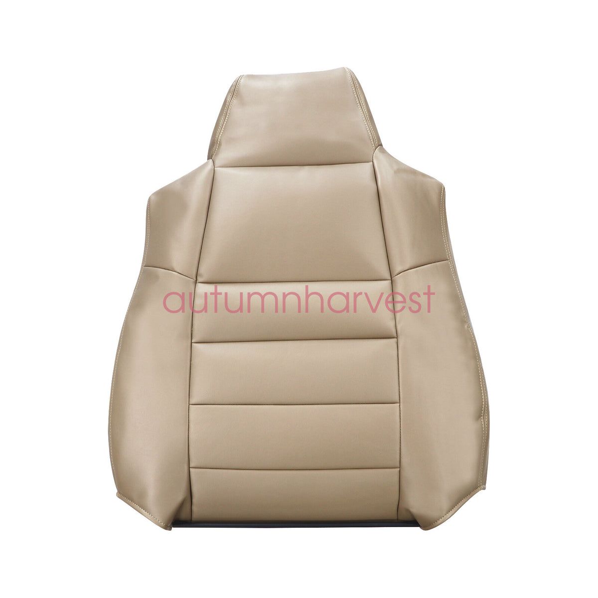 2002 2003 For Ford F250 F350 SD Lariat XLT Driver & Passenger Top Seat Cover Tan