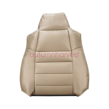 2002 2003 For Ford F250 F350 SD Lariat XLT Driver & Passenger Top Seat Cover Tan