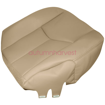 For 2003 2004 2005 2006 Chevy Tahoe Driver Bottom Seat Cover Shale Light Tan