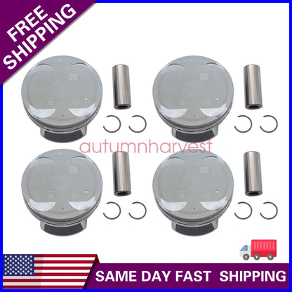 Standard size Complete Piston Set Fit For 2011-2016 Kia Forte 1.8L L4 DOHC 16v