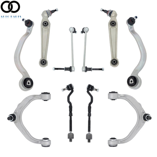 10* Front Suspension Control Arms & Ball Joint Sway Link Tie Rod Fits BMW X6 M