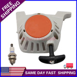 Recoil Starter & Spark Plug Replacement Fits STIHL FS91 FS111 FS131 KM91R KM111R
