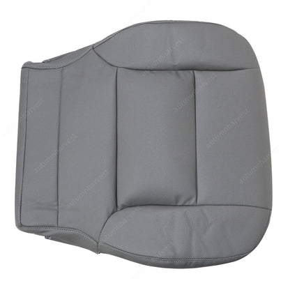 For 2014-2019 Chevy Silverado 2500HD Driver & Passenger Bottom Seat Cover Gray