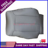 For 2009-2014 Ford F150 Lariat Passenger Top PERFORATED Seat Cover Steel Gray
