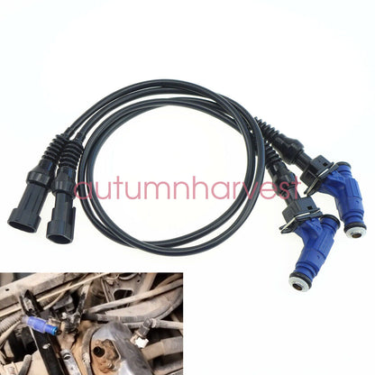 2Pcs 0280156208 Fuel Injectors For Polaris RZR Sportsman Ranger EFI 700 800