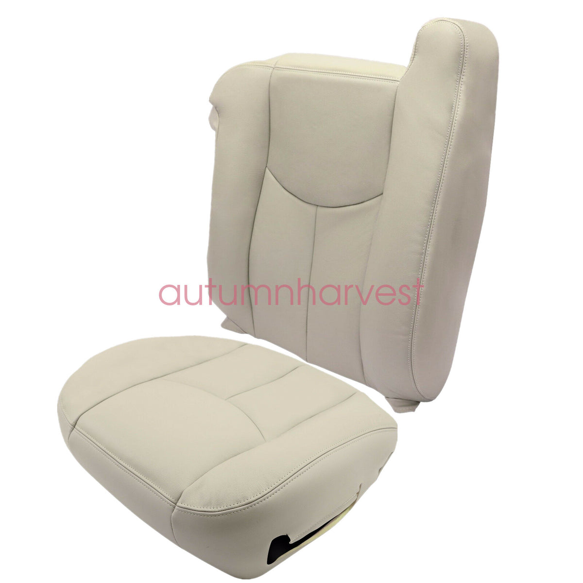 For 2003 2004 2005 2006 Chevy Tahoe Suburban Driver Leather Seat Cover Light Tan