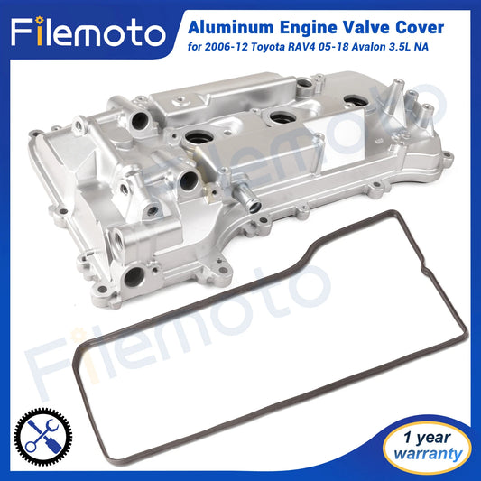 Aluminum Engine Valve Cover For Toyota 06-12 RAV4 07-17 Camry 05-18 Avalon 3.5L