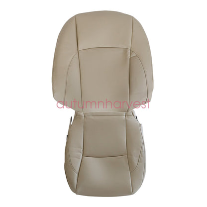 For 2007-2012 Lexus ES350 Driver Bottom & Lean Back Replacement Seat Cover TAN