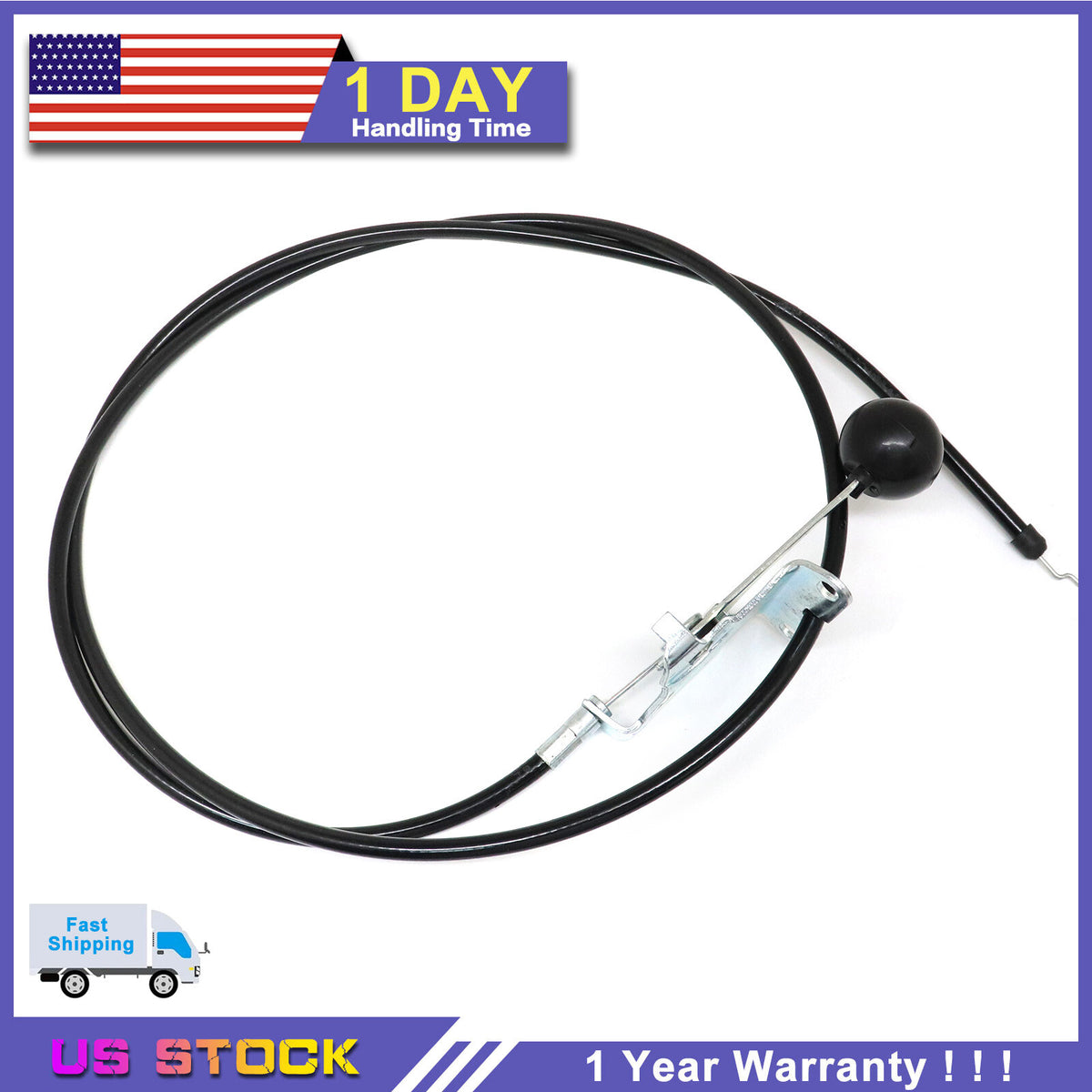 Throttle Cable 055-8020-00 for Bad Boy ZT Elite, Maverick, Outlaw, MZ Elite