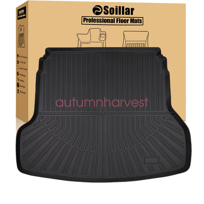 TPE Rear Cargo Trunk Liner Cover Floor Mat For 2019-2024 Kia Forte Waterproof