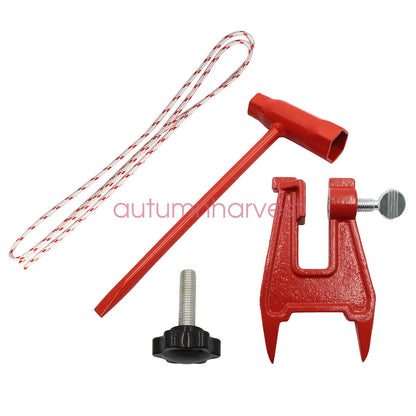 For Oregon 26368A Chainsaw Stump Vise Filing Vise Upgraded Big Knob Stump Vise