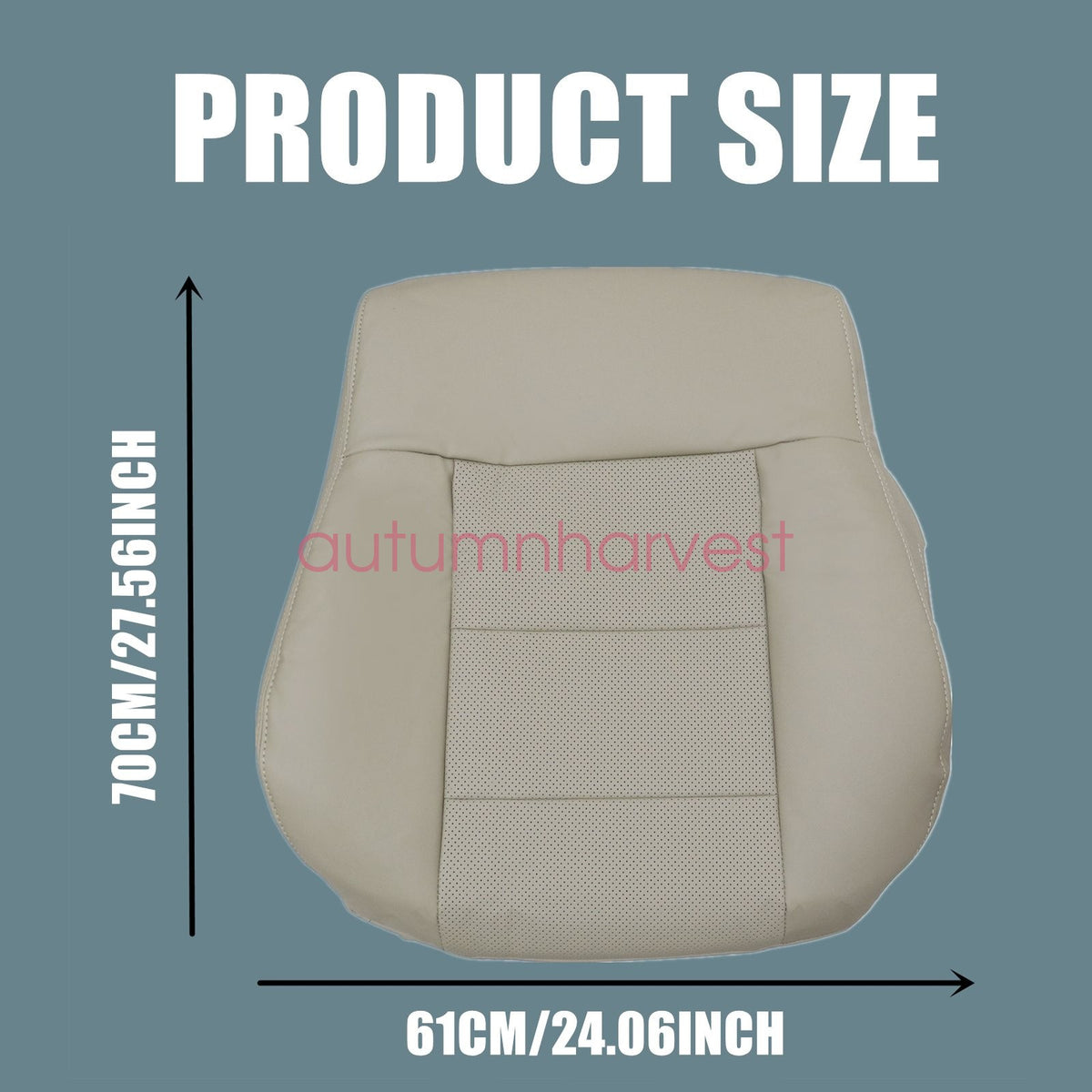 4PCS For 2014-2016 Mercedes Benz W212 E300 E350 Front Bottom Top Seat Cover Tan