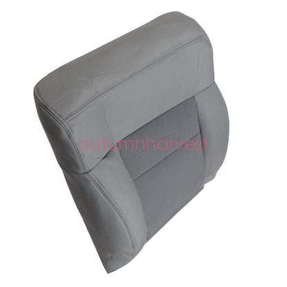Fits 2004-2008 Ford F150 XLT Passenger Bottom & Top Cloth Seat Cover Flint Gray