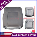 Fits 2004-2007 2008 Ford F150 Lariat Driver Top Lean Back Cloth Seat Cover Gray