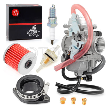 NEW For Kawasaki KLF300-B Bayou 300 2x4 1996-2004 Carburetor & Intake Manifold