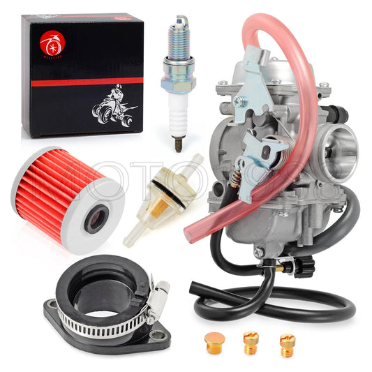 NEW For Kawasaki KLF300-B Bayou 300 2x4 1996-2004 Carburetor & Intake Manifold