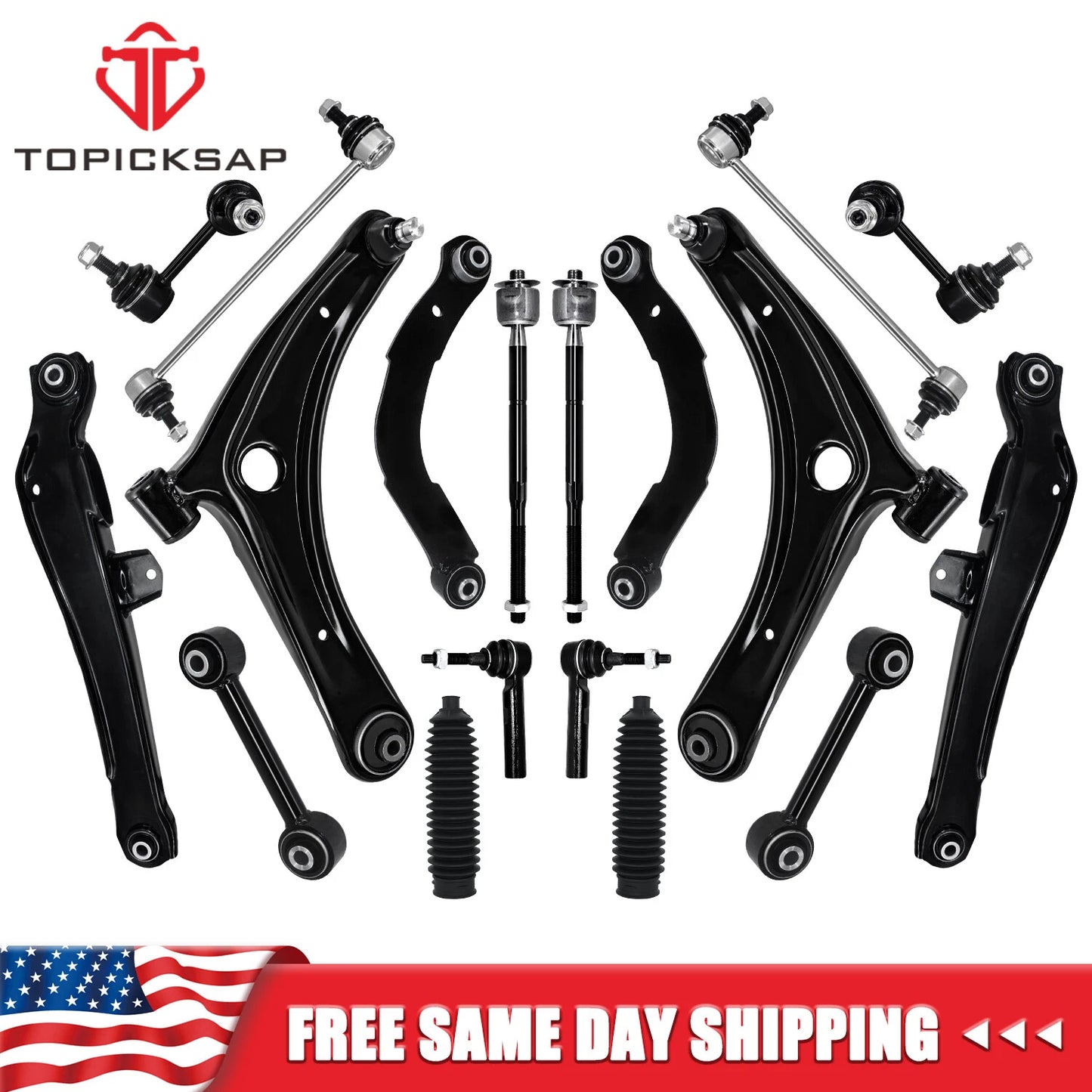 18* Front Rear Suspension Kit For 2017 Jeep Compass Latitude Limited North Sport