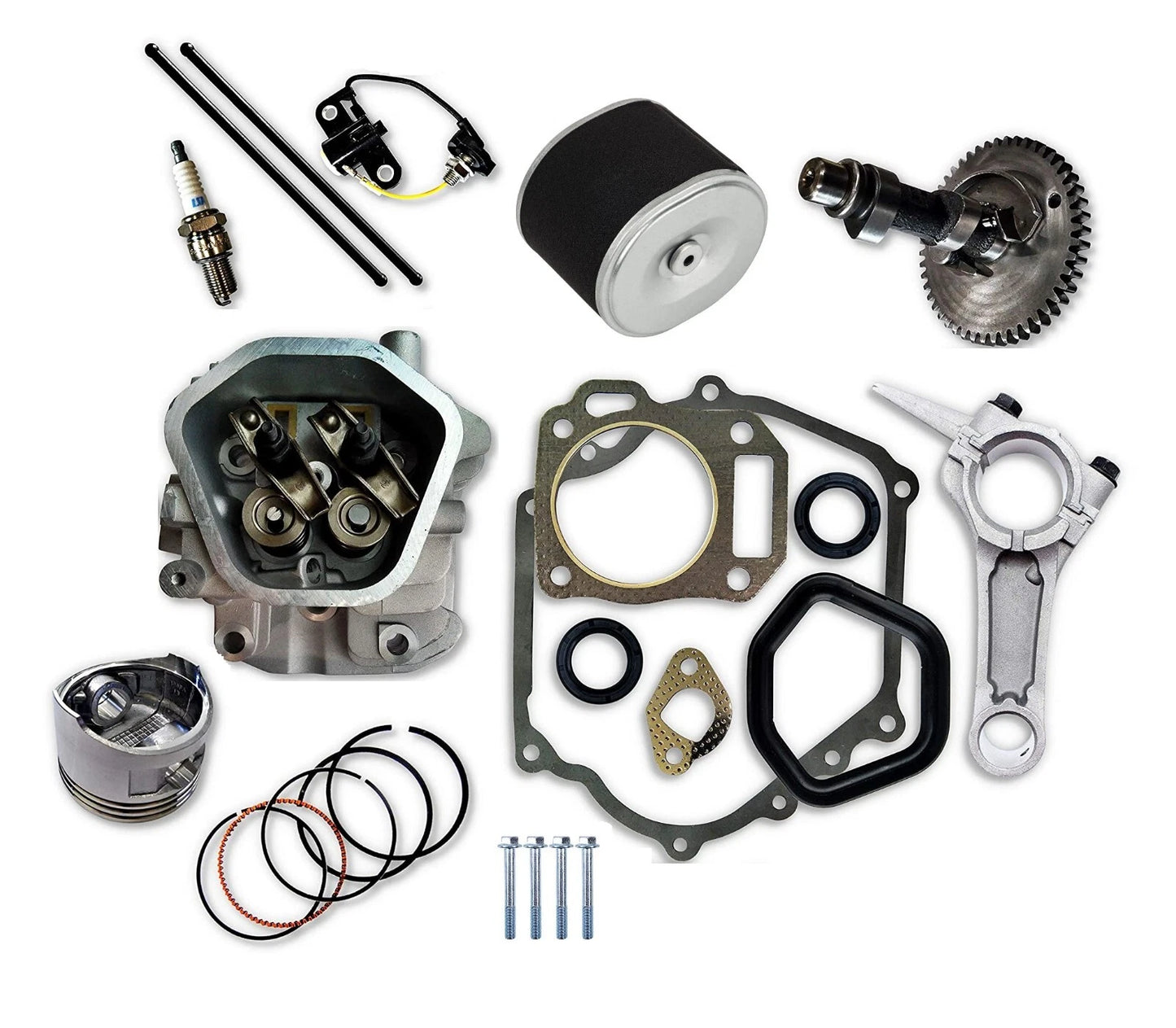 Engine Top End Camshaft Connecting Rod Head Gasket Kit For Honda GX390 Engine