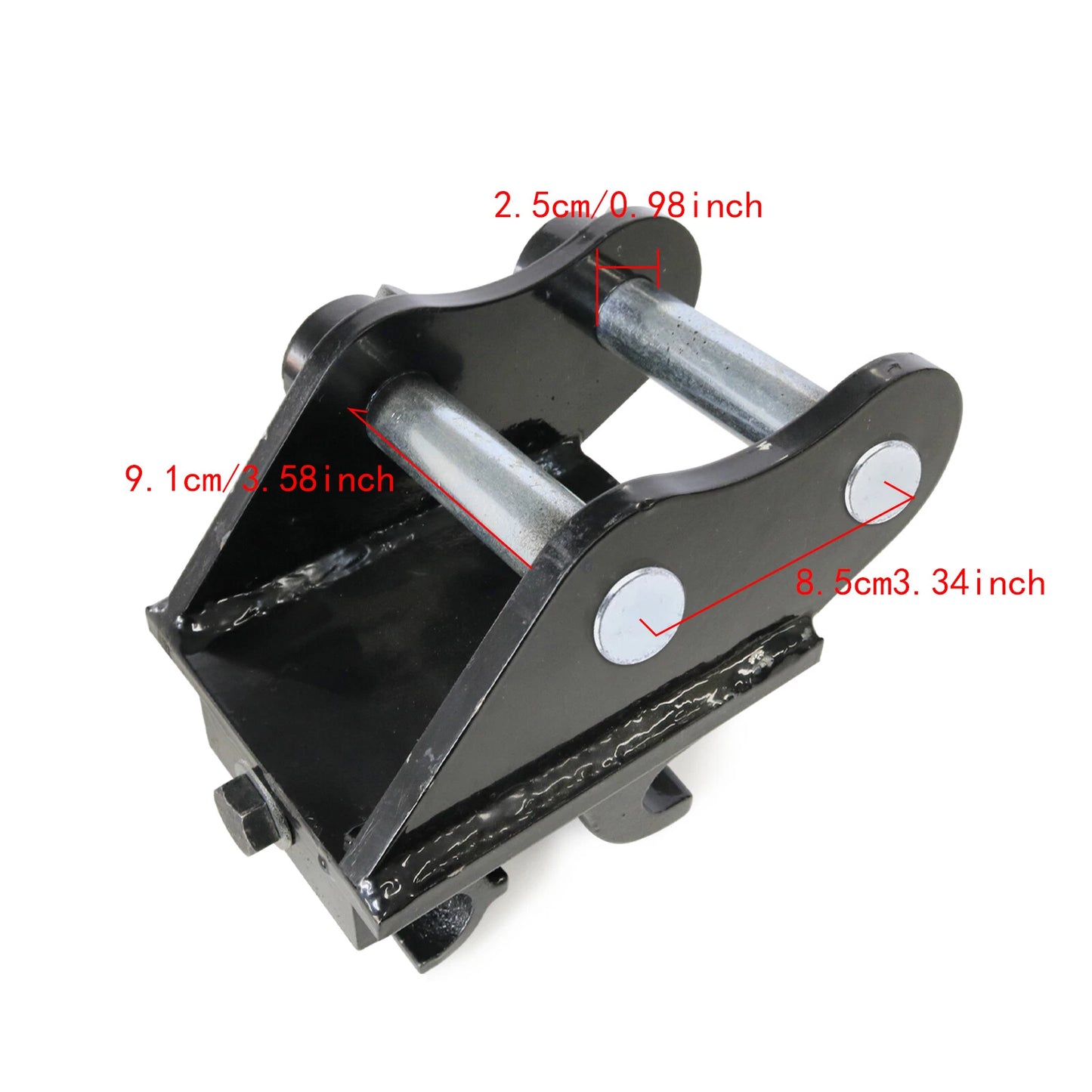 Quick Hitch Coupler Connection Fits For 1-1.5 Ton Mini Excavator Attachment