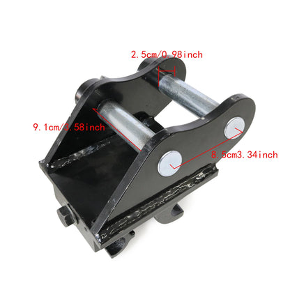 Quick Hitch Coupler Connection Fits For 1-1.5 Ton Mini Excavator Attachment